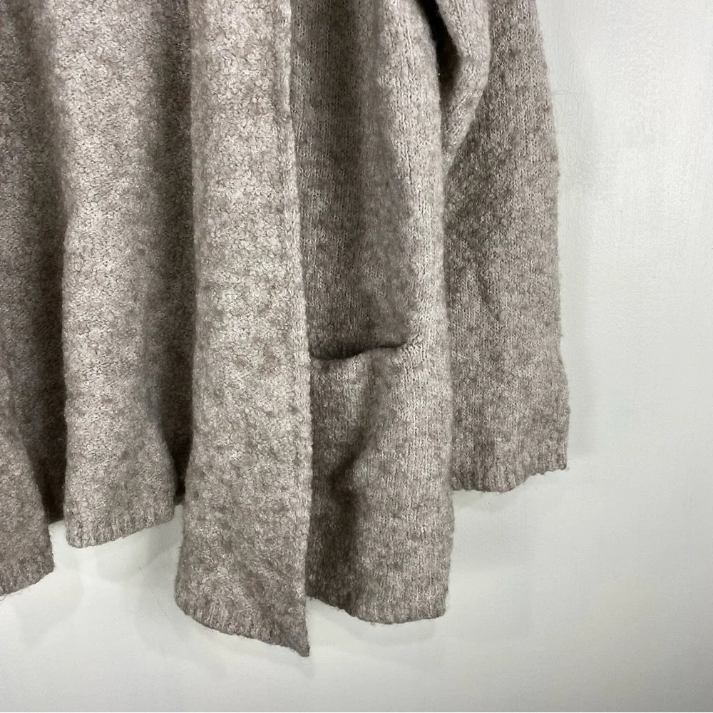 Pure J. Jill‎ Wool Blend Knubby Knit Open Front Cardigan Sweater Medium Petite
